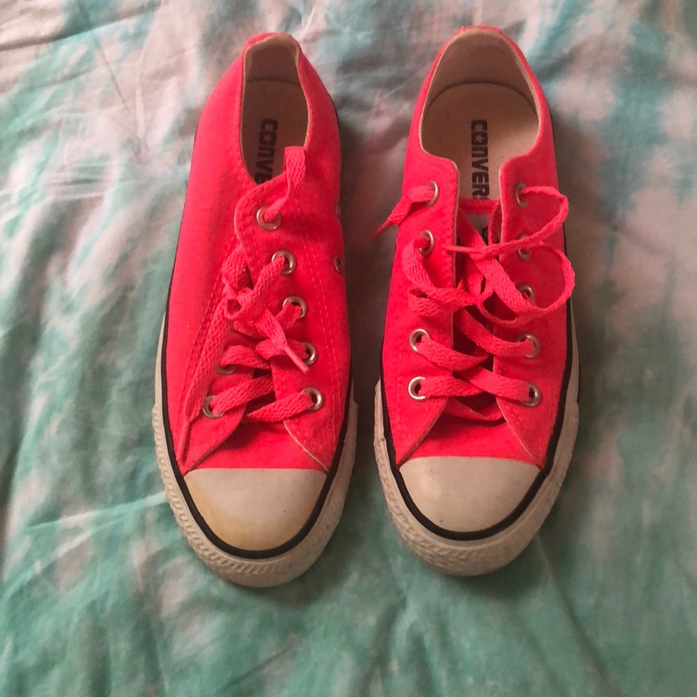 Neon Pink Converse